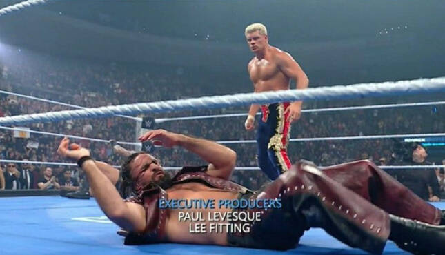 WWE Smackdown Cody Rhodes Seth Rollins 10-3-25