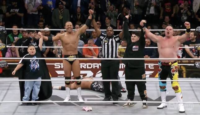 Big Boom AJ and QT Marshall Win at AEW Saturday Tailgate Brawl