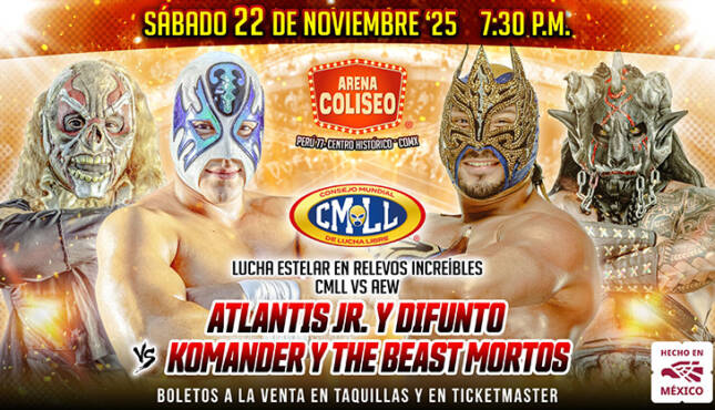 CMLL Sábado de Coliseo 11-22-25