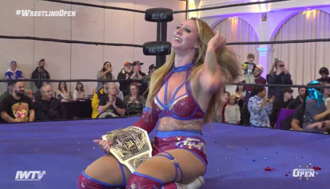 Laynie Luck WWE ID Wrestling Open RI