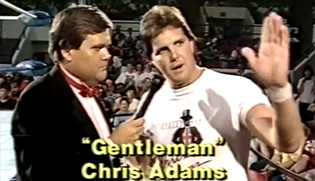 UWF Universal Wrestling Federation Jim Ross Chris Adams 5-9-1987