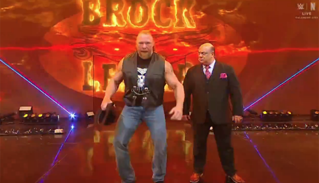 WWE Raw Brock Lesnar Paul Heyman 11-24-25