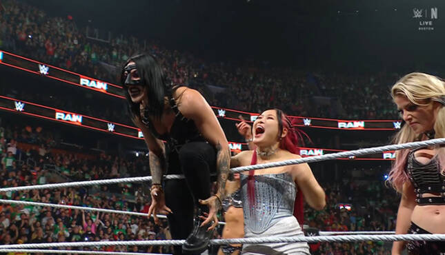 WWE Raw Rhea Ripley IYO SKY Alexa Bliss 11-10-25