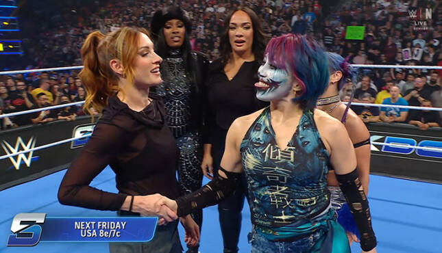 WWE Smackdown Becky Lynch Asuka 11-21-25