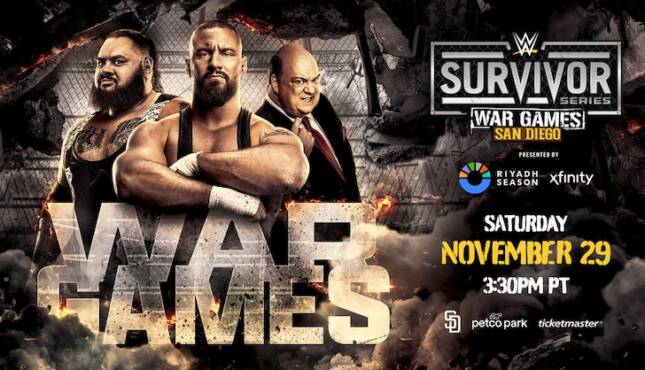 WWE Survivor Series WarGames San Diego