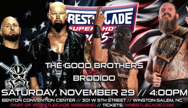 WrestleCade Supershow - Brodido vs The Good Brothers