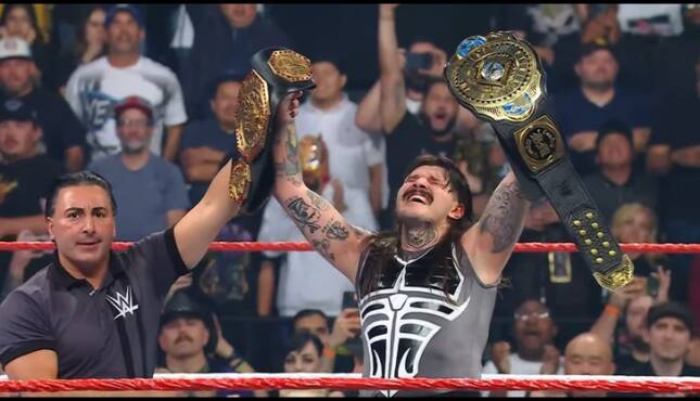 Dominik Mysterio at WWE SNME, crowd noise