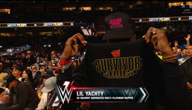 Lil Yachty at WWE Survivor Series: WarGames 2025