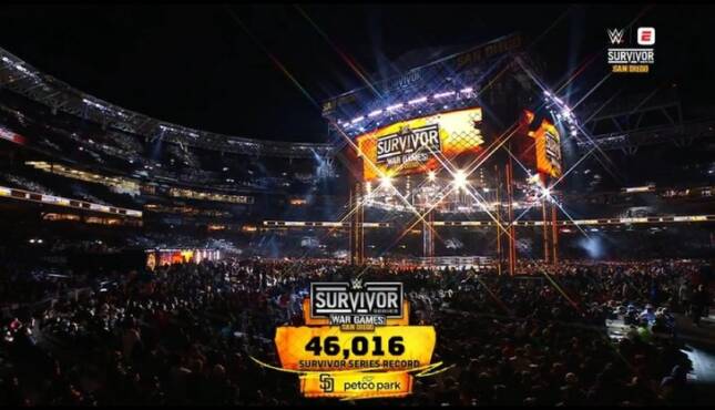 WWE Survivor Series: WarGames 2025 attendance