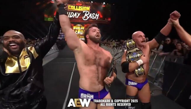 AEW Dynamite 12-17-25 FTR Stokely Hathaway