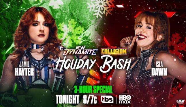 AEW Dynamite Collision Holiday Bash - Jamie Hayter vs Isla Dawn