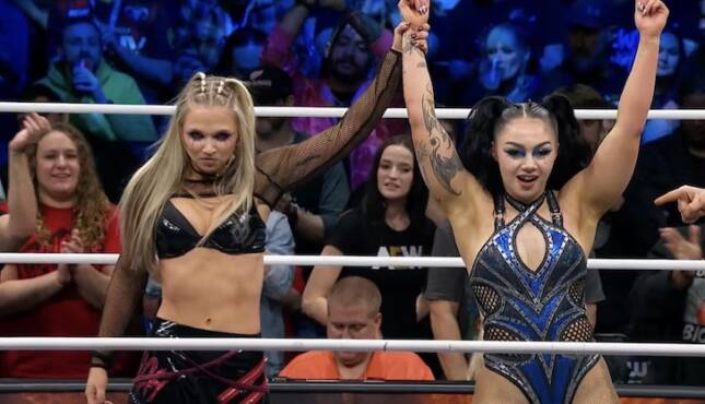 AEW Worlds End Zero Hour Sisters of Sin victorious