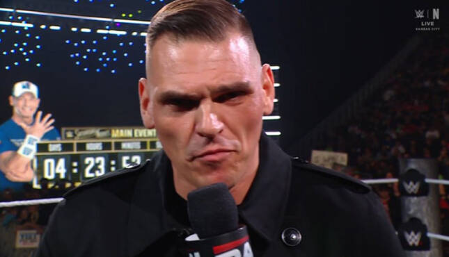 Gunther WWE Raw 12-8-25, John Cena