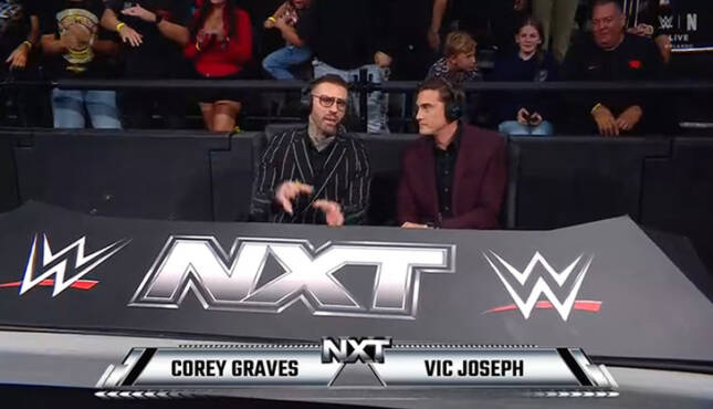 WWE NXT Corey Graves Vic Joseph 12-2-25