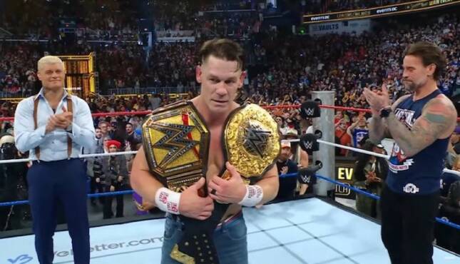 WWE Saturday Night's Main Event - John Cena Cody Rhodes and CM Punk, FIFA World Cup