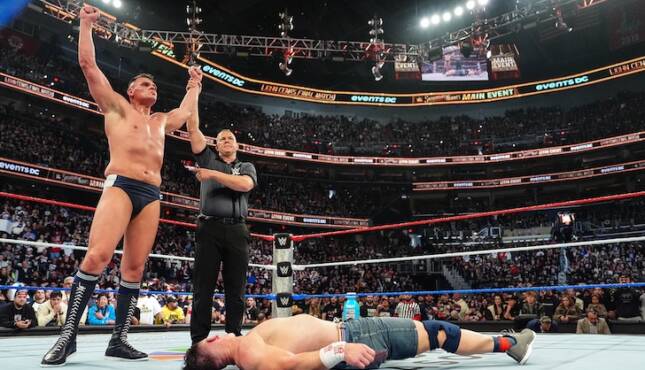 WWE Saturday Night's Main Event - Triple H Announces arena records, Gunther beats John Cena