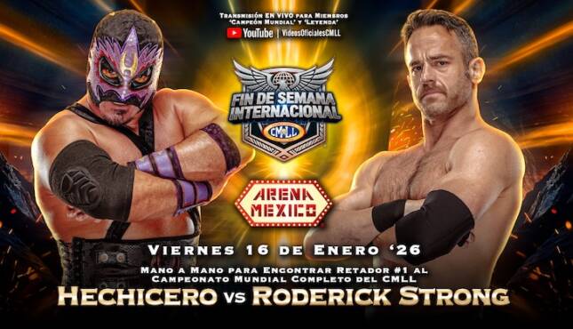 CMLL International Weekend - Roderick Strong vs Hechicero
