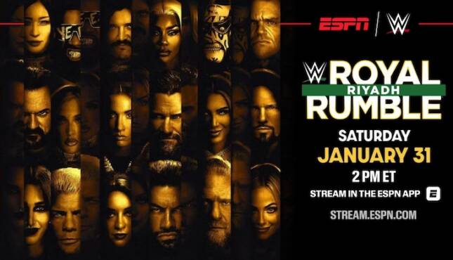 ESPN WWE Royal Rumble 2026 Riyadh