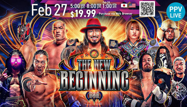 NJPW The New Beginning USA 2026