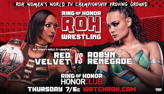 ROH TV 1-15-26 - Red Velvet vs Robyn Renegade