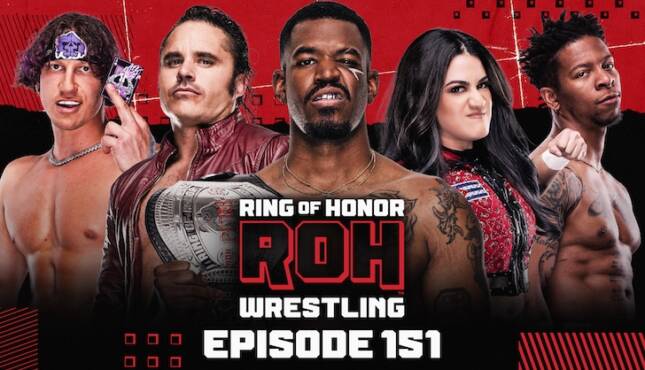 ROH on HonorClub TV 1-22-26 - Lee Moriarty vs Daddy Magic