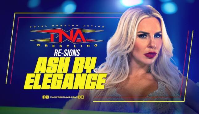 TNA Wrestling - Ash by Elegance re-signs