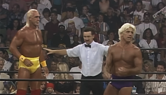 WCW Bash At the Beach '94 Hulk Hogan Ric Flair