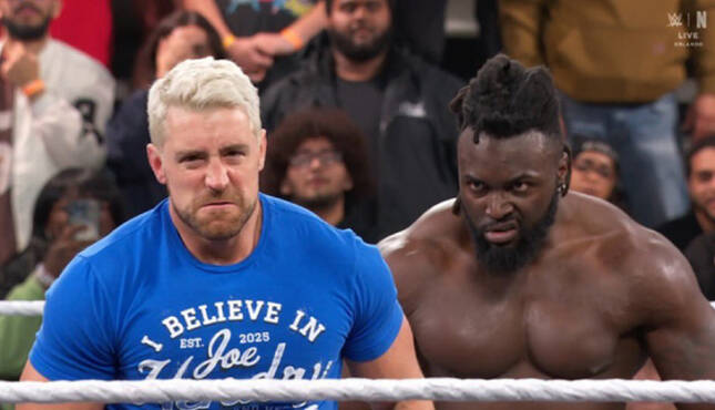 WWE NXT Joe Hendry Keanu Carver 1-27-26