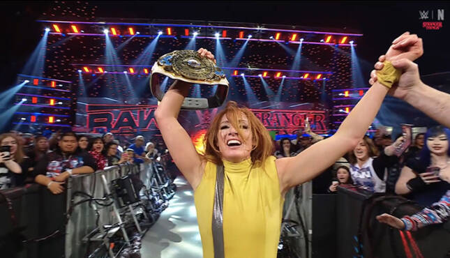 WWE Raw Becky Lynch 1-5-26