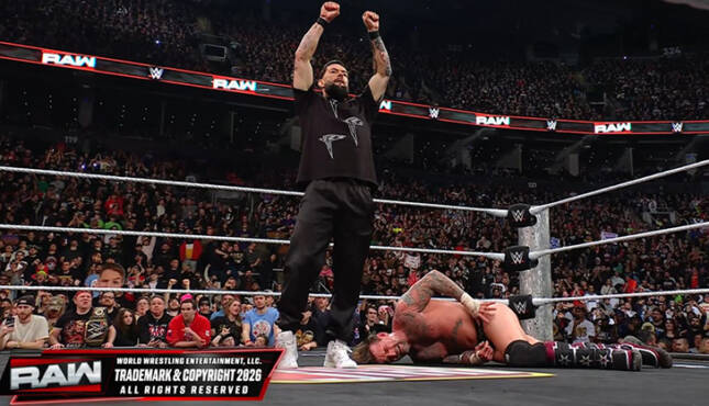 WWE Raw CM Punk Finn Balor 1-26-26