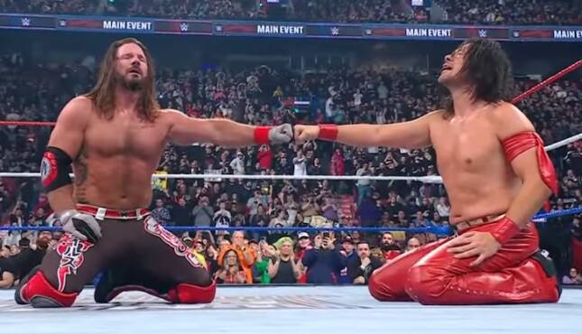 WWE Saturday Night's Main Event AJ Styles Shinsuke Nakamura