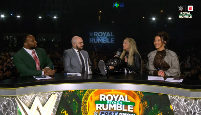 WWE Royal Rumble 2026 Liv Morgan Post Show