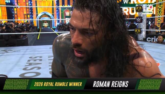 Roman Reigns WWE Royal Rumble