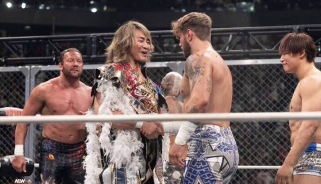 AEW NJPW Forbidden Door - Hiroshi Tanahashi and Will Ospreay, Kenny Omega