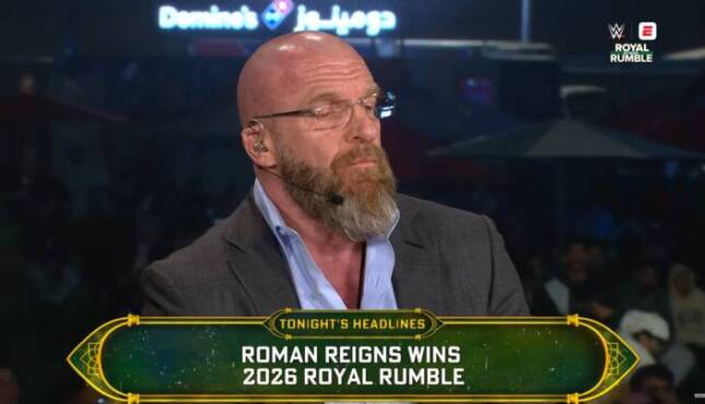 Triple H comments on Roman Reigns.