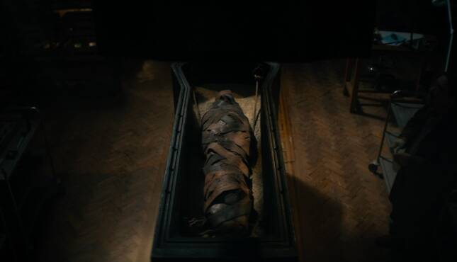 Lee Cronin's the Mummy sarcophagus