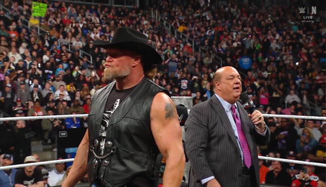 WWE Raw Brock Lesnar Paul Heyman 2-23-26