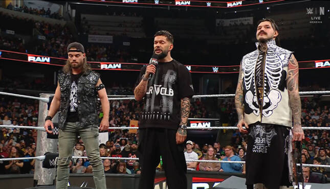 WWE Raw Judgment Day JD McDonagh Finn Balor Dominik Mysterio