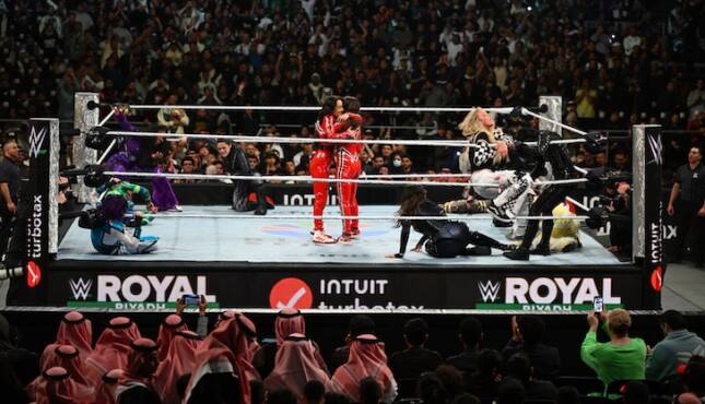 WWE Royal Rumble 2026 Bella Twins