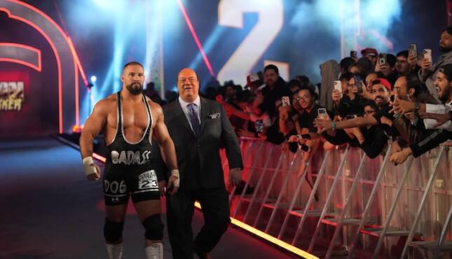 WWE Royal Rumble 2026 - Bron Breakker and paul Heyman
