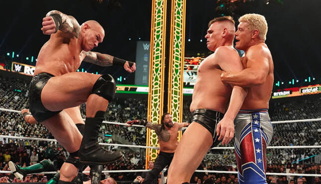 WWE Royal Rumble Randy Orton Gunther Cody Rhodes