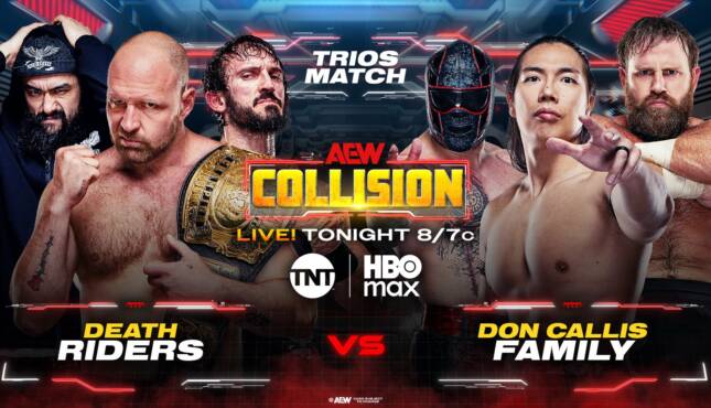Death Riders vs. Callis Family 6-Man Tag Added to Collision