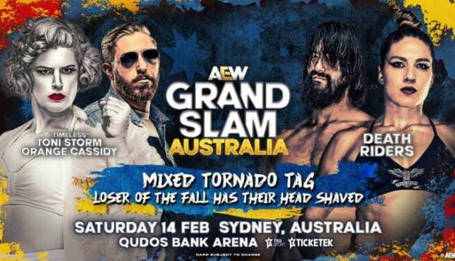 AEW Grand Slam Australia 2026, loser shaves their head