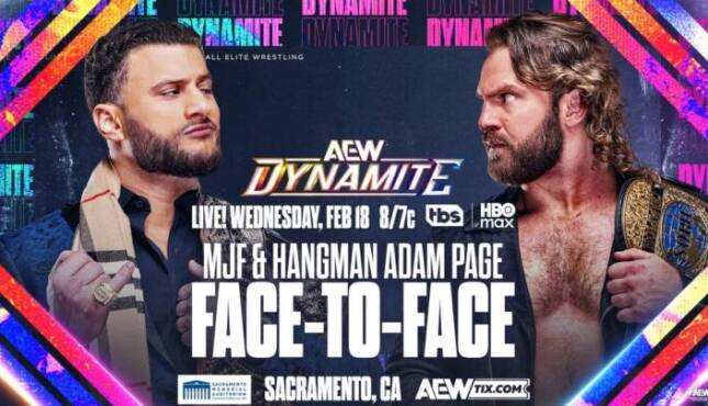 MJF & Hangman Page to come face-to-face on 2/18 AEW Dynamite.