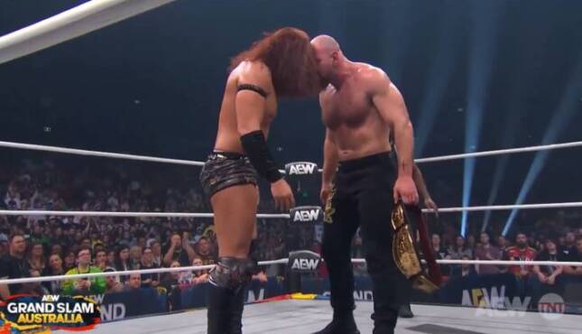 Jon Moxley vs. Konosuke Takehita at AEW Grand Slam: Australia.