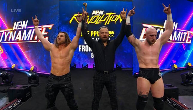 AEW Dynamite Clark Connors David Finlay Gabe Kidd The Dogs 3-4-26