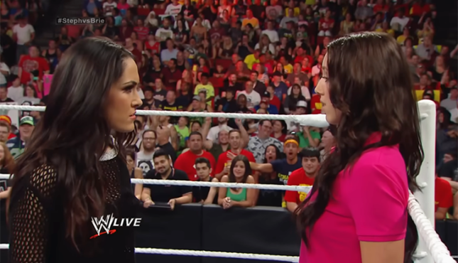 Brie Bella Chelsea Green WWE Raw 2014