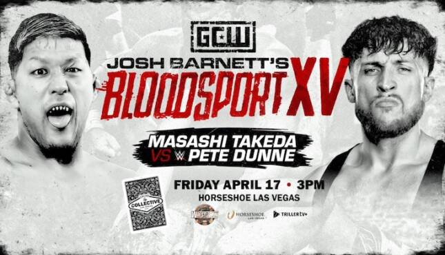 GCW Bloodsport XV Pete Dunne vs Masashi Takeda