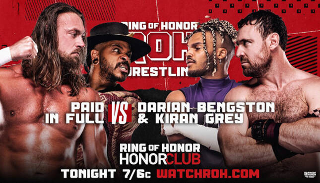 ROH On HonorClub Paid In Full Big Bill Bryan Keith