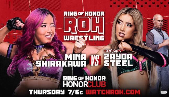 ROH on HonorClub TV 3-05-26 - Mina Shirakawa vs Zayda Steel